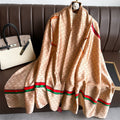 Long Printed Fashion Silk Scarf