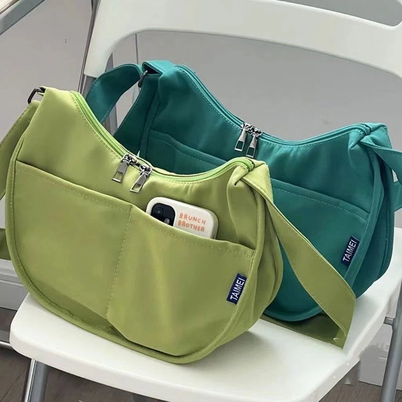 Minimalist Crescent Crossbody Bag