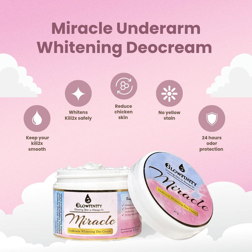 Glowfinity Miracle Underarm Whitening Deo Cream 40g