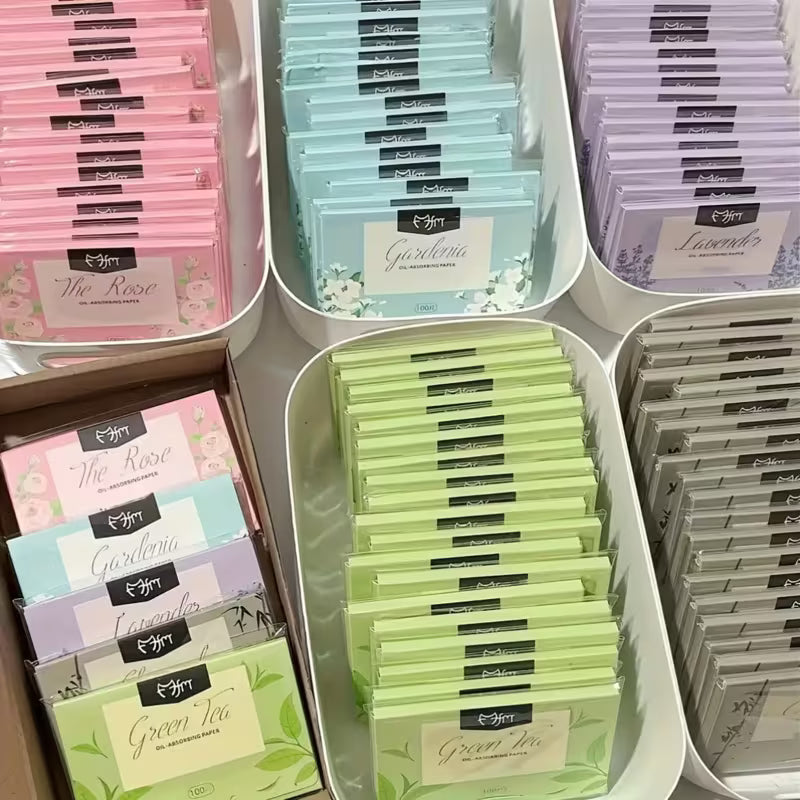 BUY 1 GET 1! 100 Sheets/Pack of High-Efficiency Oil Blotting Paper