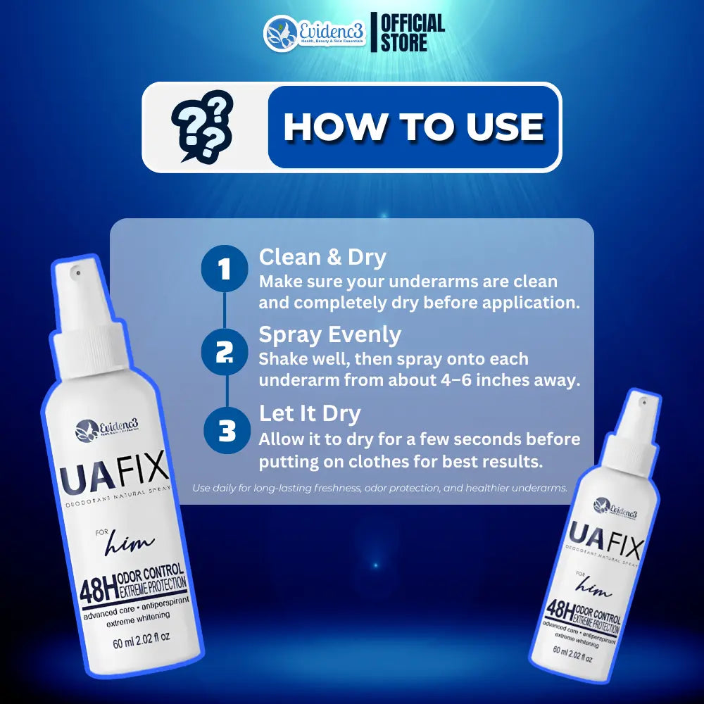 UA FIX Deodorant Spray for Him & Her