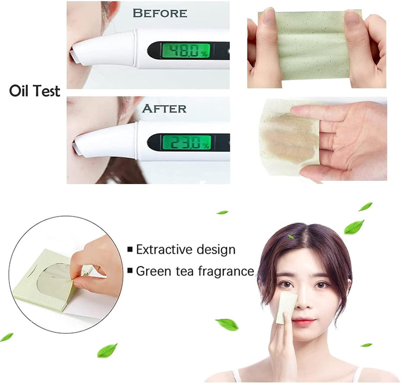 BUY 1 GET 1! 100 Sheets/Pack of High-Efficiency Oil Blotting Paper