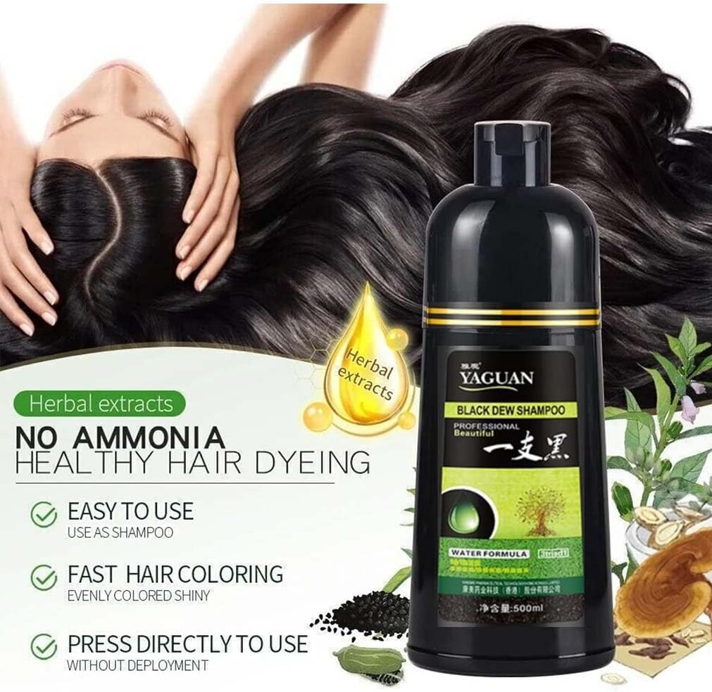 YAGUAN Herbal Hair Dye Shampoo 500ml