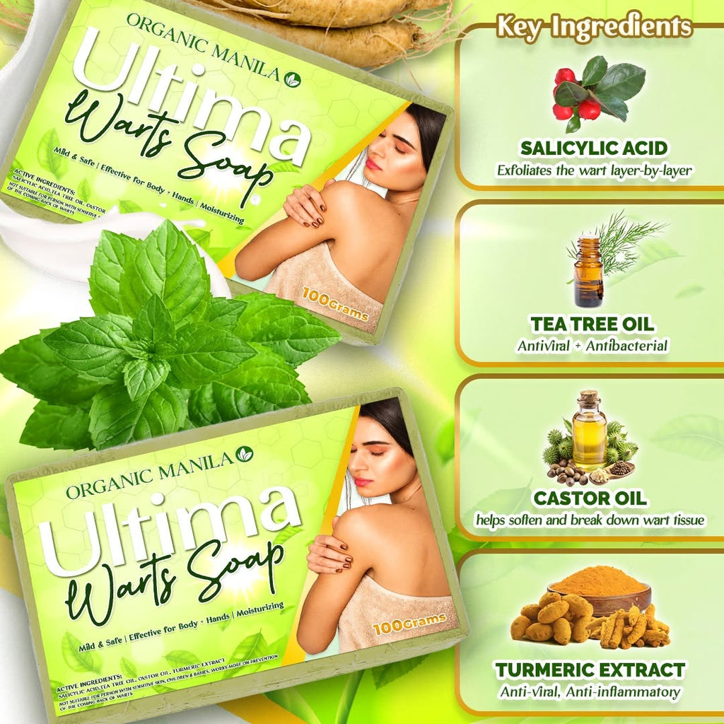 ORGANIC MANILA Ultima Warts Soap 100g