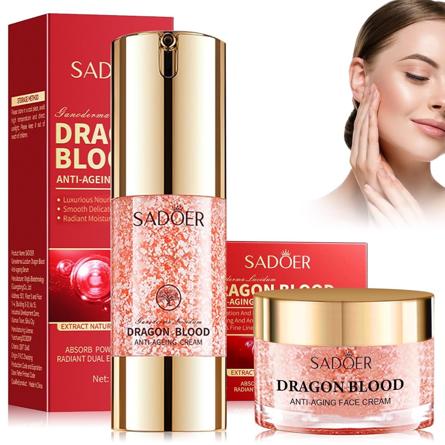 SADOER Dragon's Blood Anti-Aging Cream & Serum