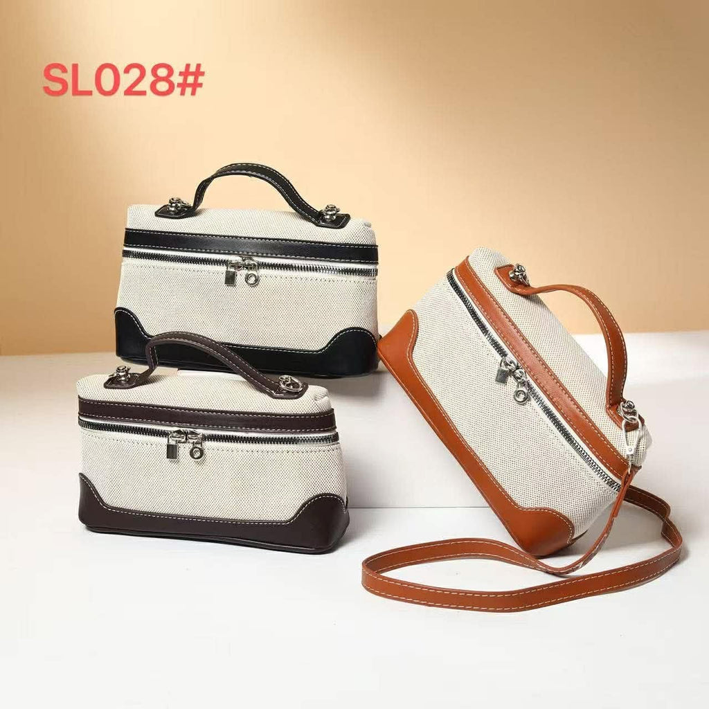 Mini Canvas Vanity Bag