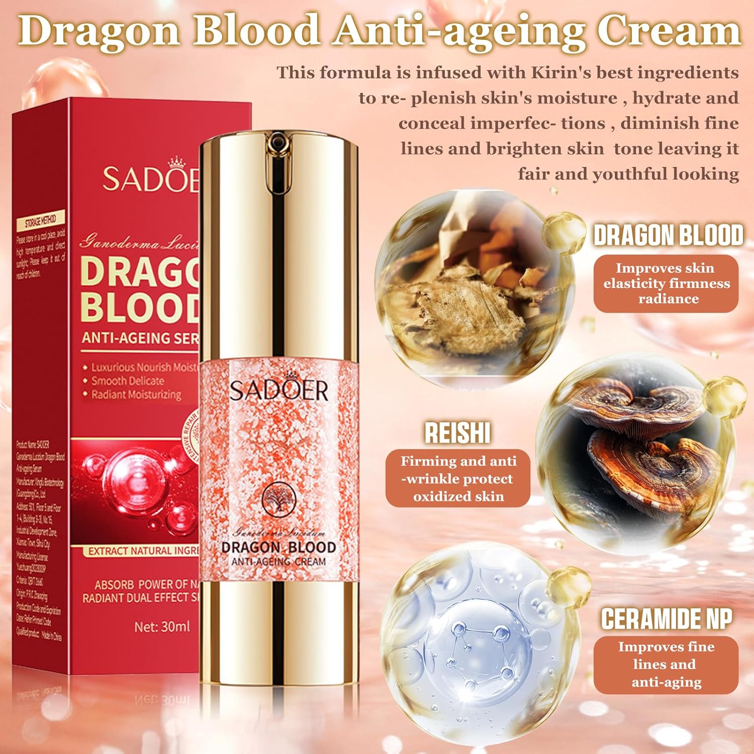 SADOER Dragon's Blood Anti-Aging Cream & Serum