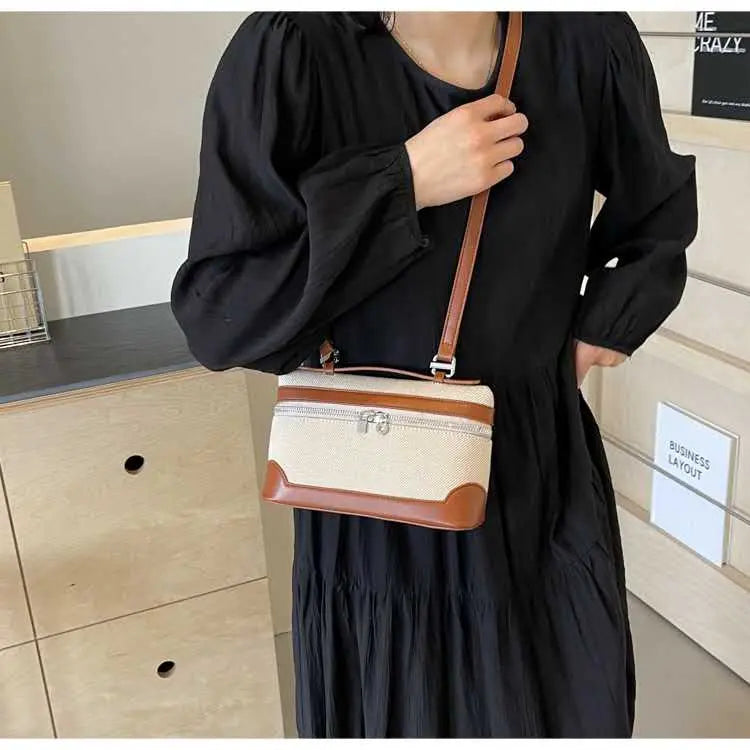 Mini Canvas Vanity Bag