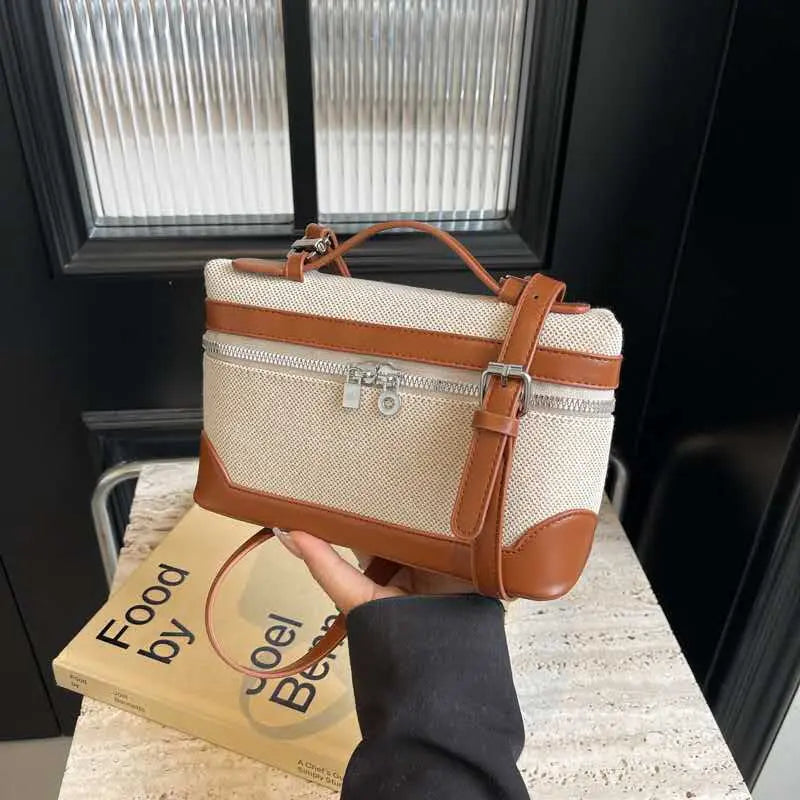Mini Canvas Vanity Bag