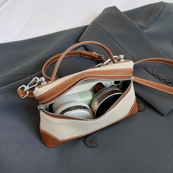 Mini Canvas Vanity Bag
