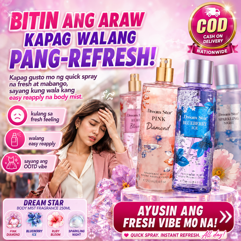DREAM STAR Body Mist Fragrance 250ml
