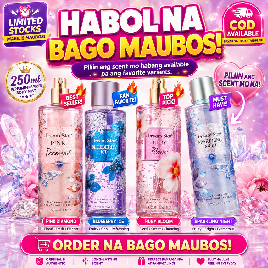 DREAM STAR Body Mist Fragrance 250ml