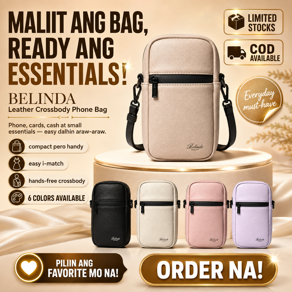 BELINDA Leather Crossbody Phone Bag