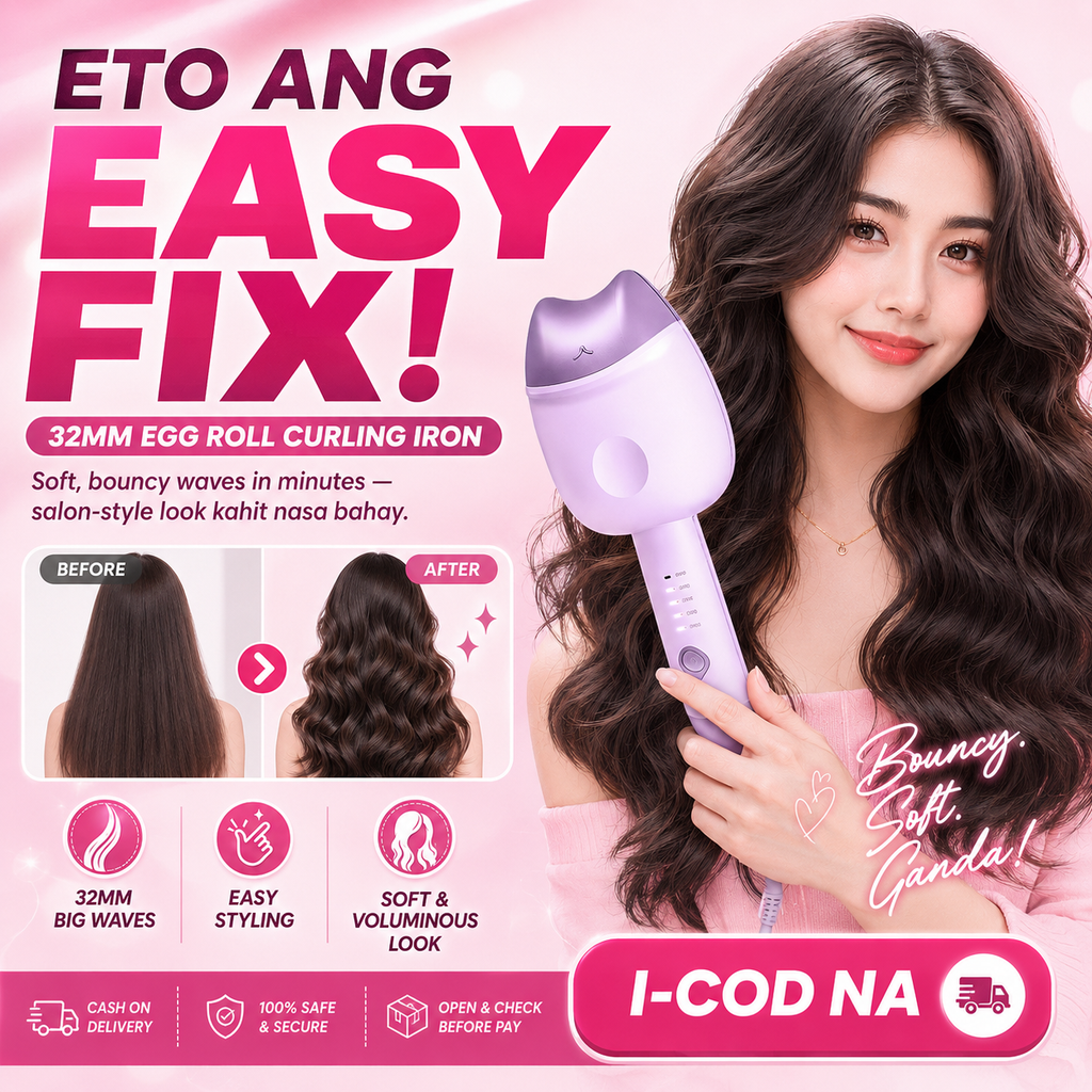 32mm Egg Roll Curling Iron