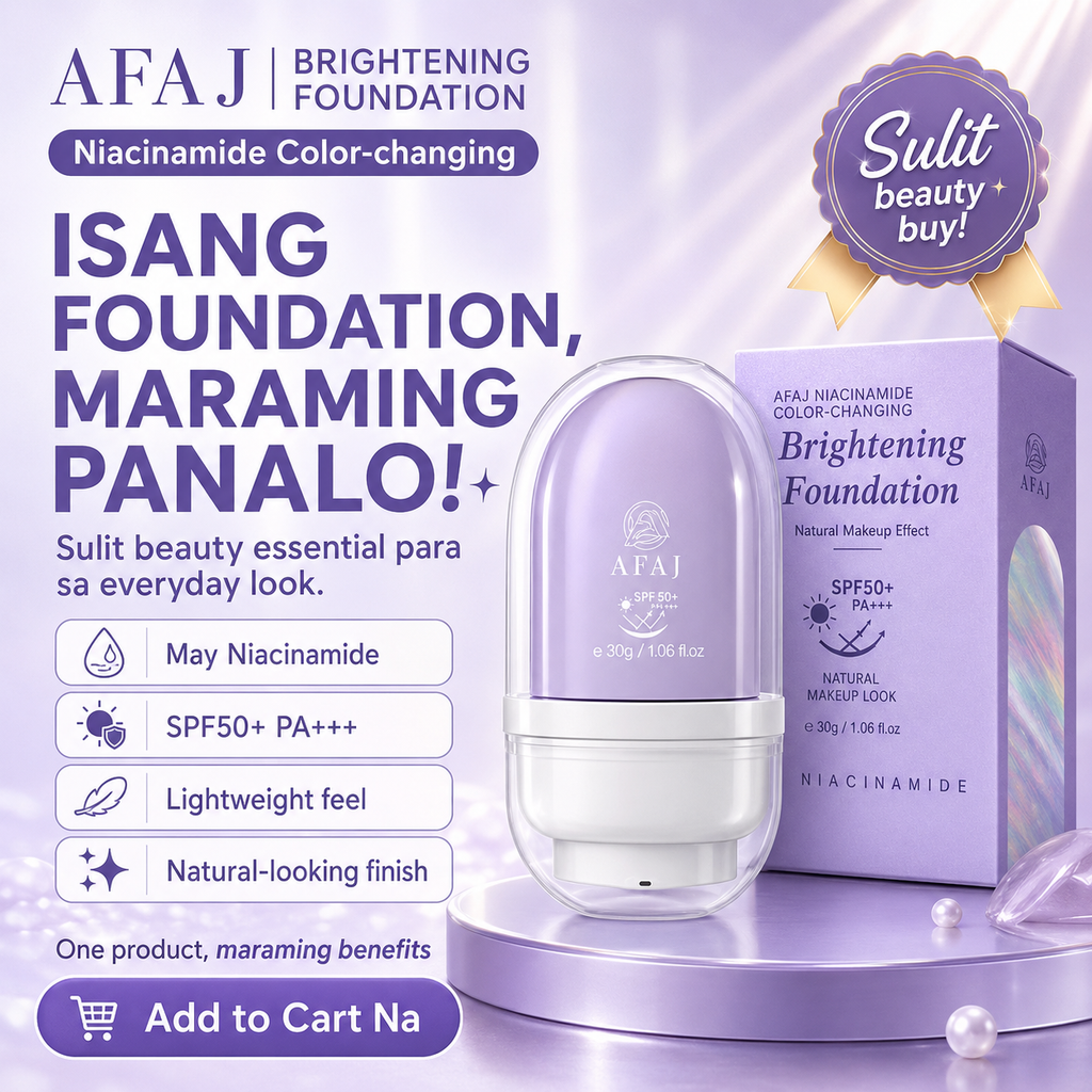 AFAJ Niacinamide Color Changing Foundation SPF50+ PA+++
