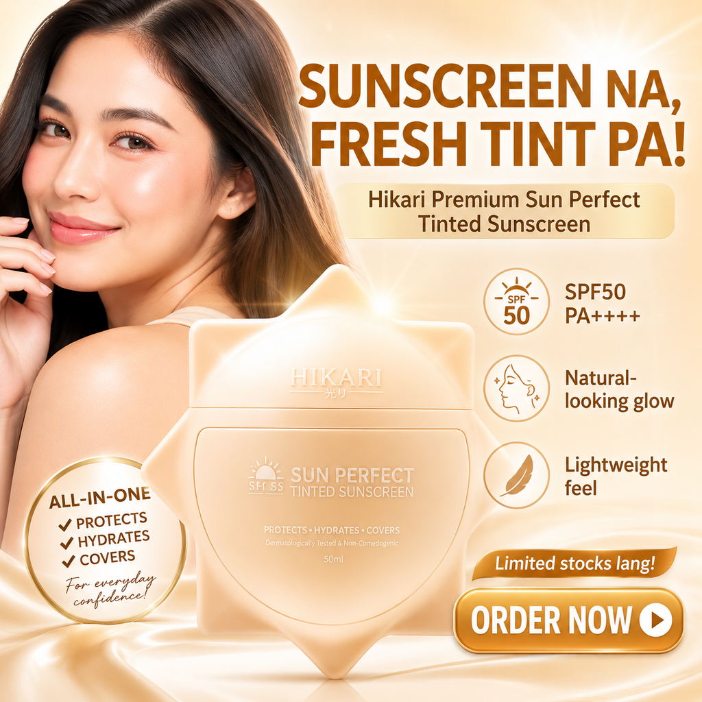 Hikari Premium Sun Perfect Tinted Sunscreen SPF50 PA++++ 50ml