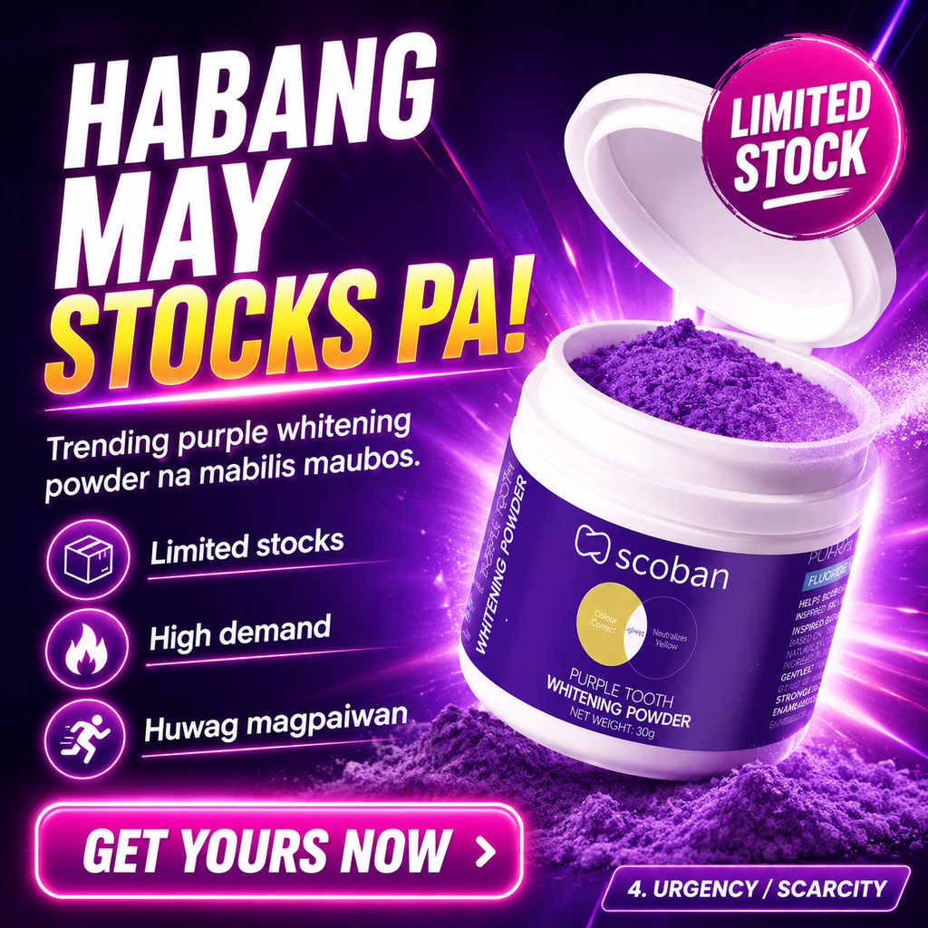 SCOBAN Purple Tooth Whitening Powder