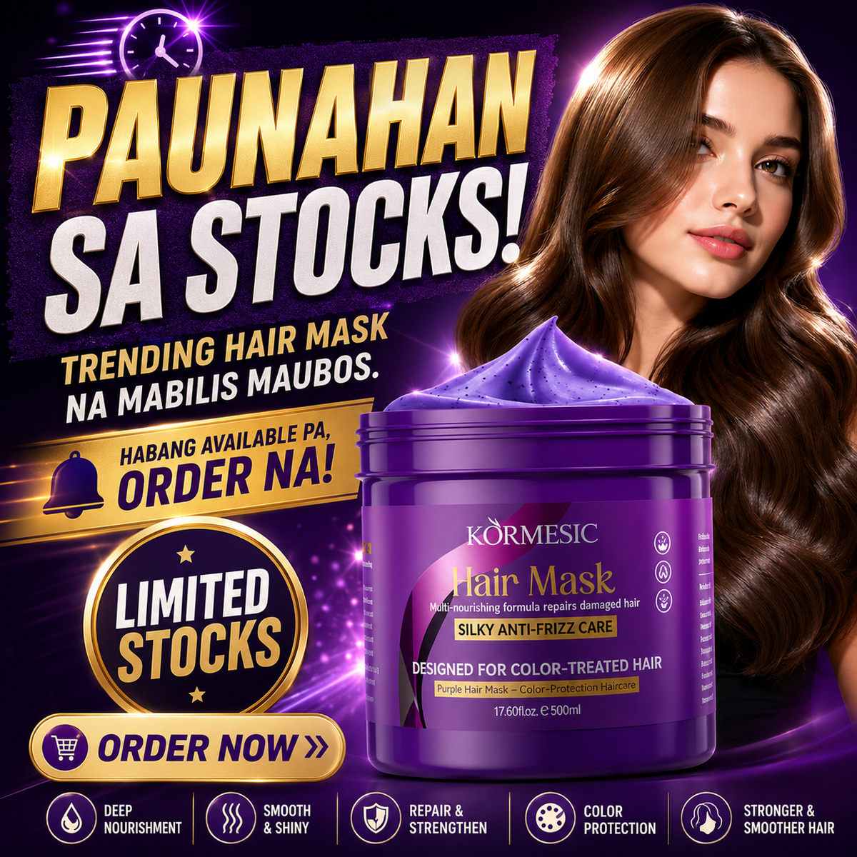 KORMESIC Purple Protection Hair Mask 500ml
