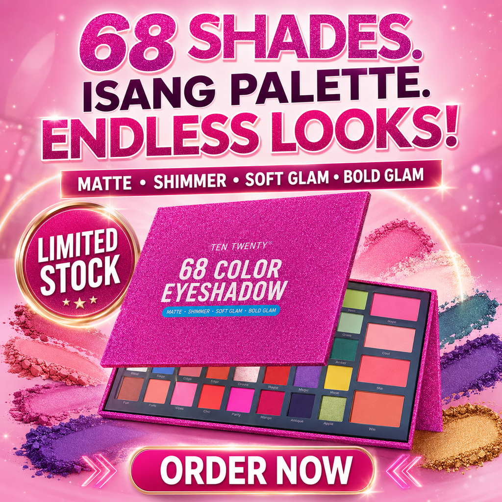TEN TWENTY 68 Color Eyeshadow Palette