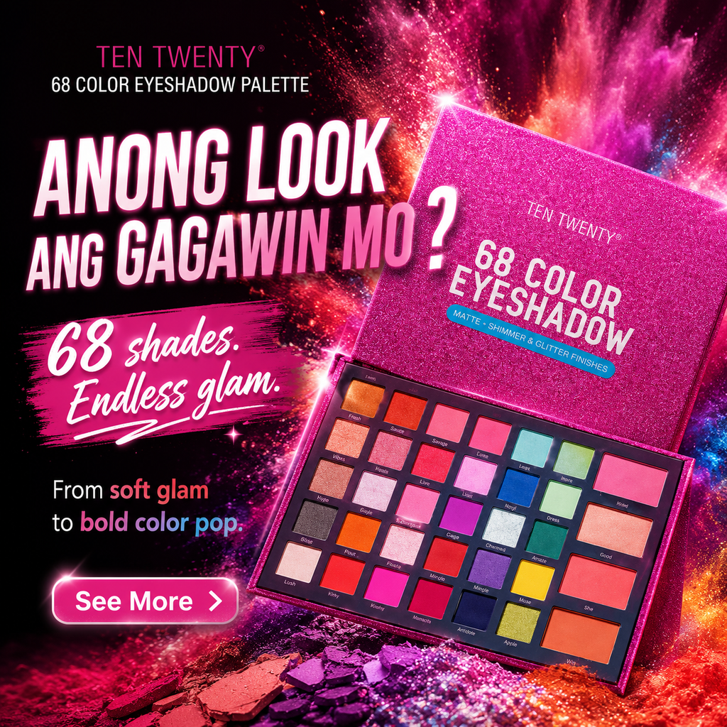 TEN TWENTY 68 Color Eyeshadow Palette