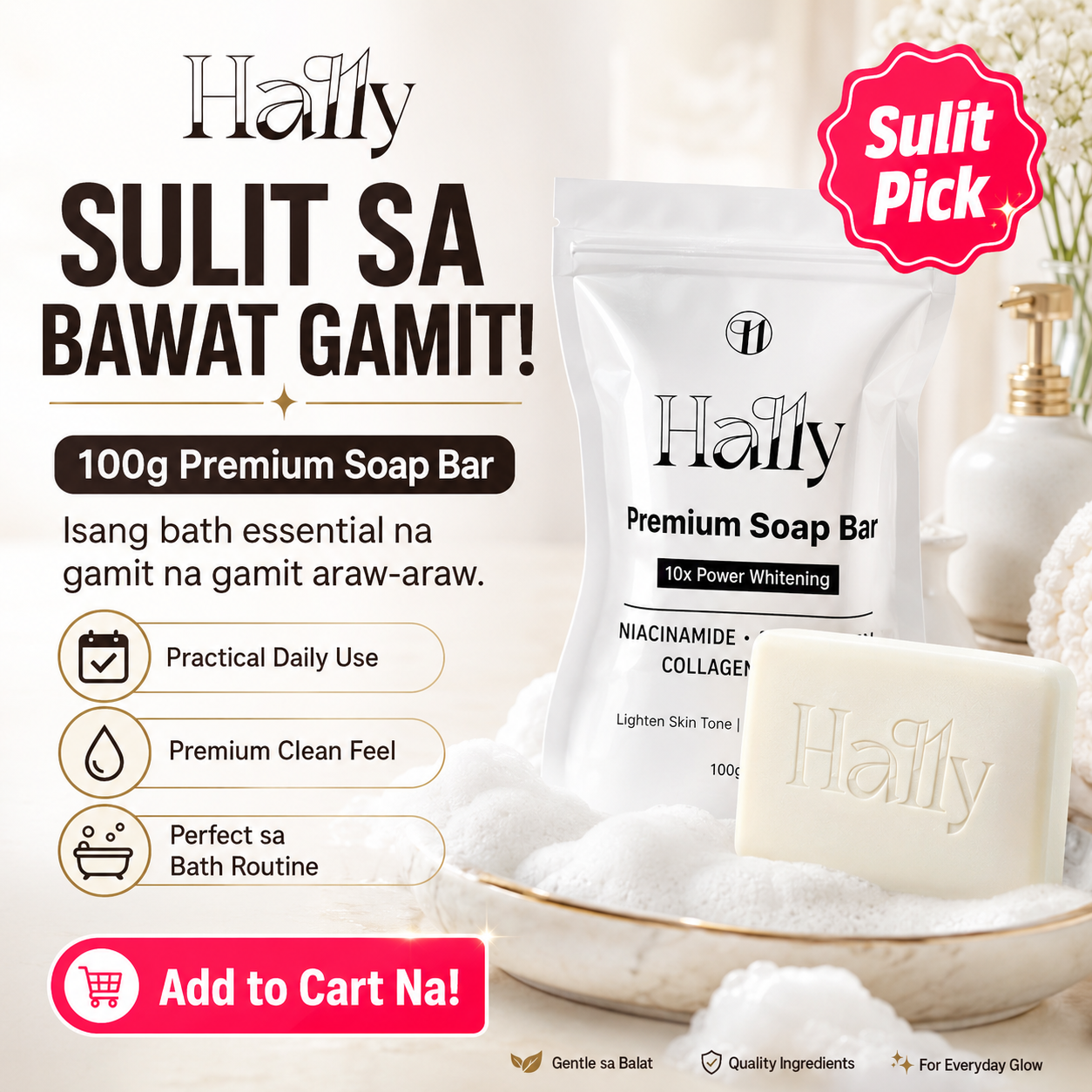 HALLY Premium Soap Bar 100g