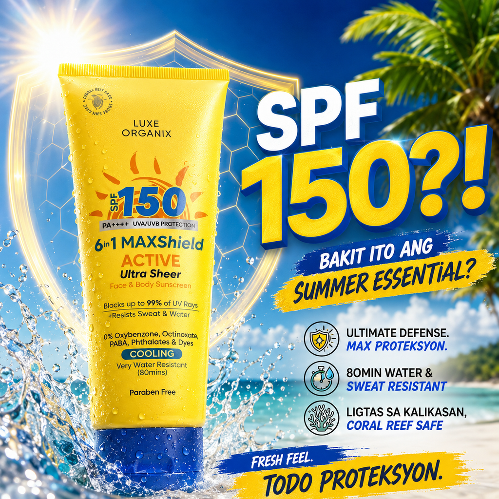 Luxe Organix SPF 150 MAXShield Ultra Protection Sunscreen For Face & Body 100ml