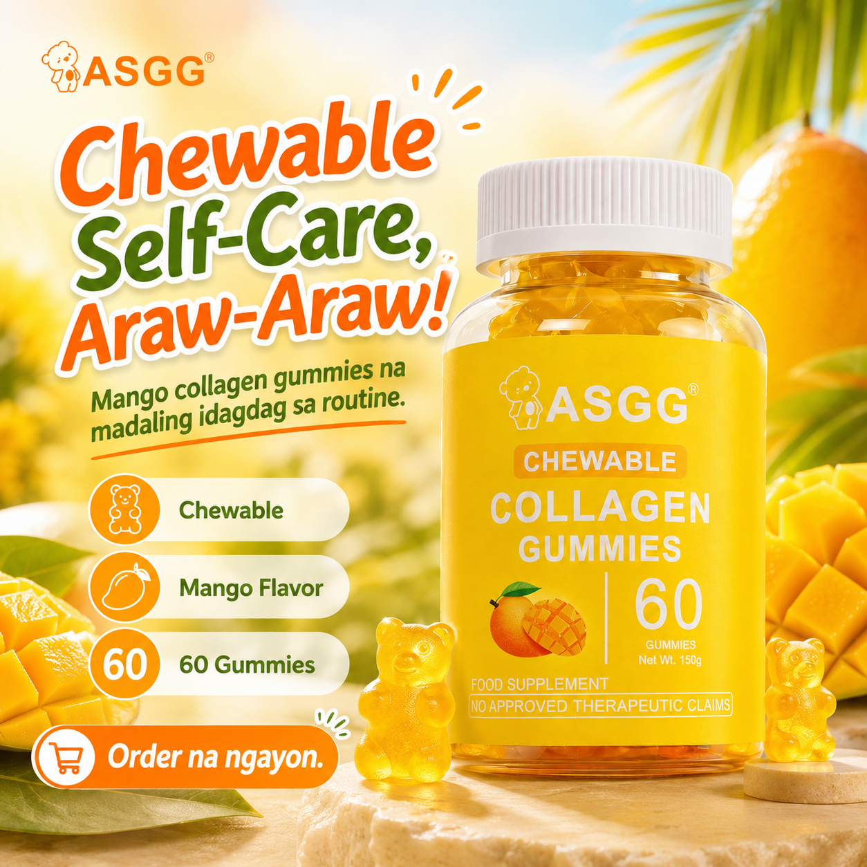 ASGG Collagen Gummies (60s)