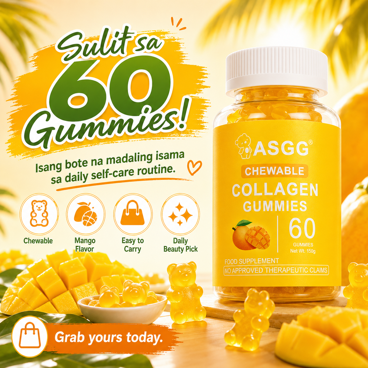 ASGG Collagen Gummies (60s)