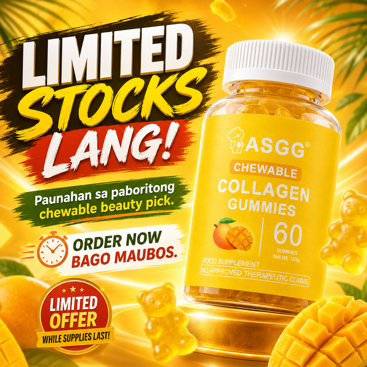 ASGG Collagen Gummies (60s)
