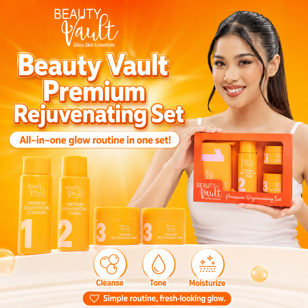 BEAUTY VAULT Premium Rejuvenating Set
