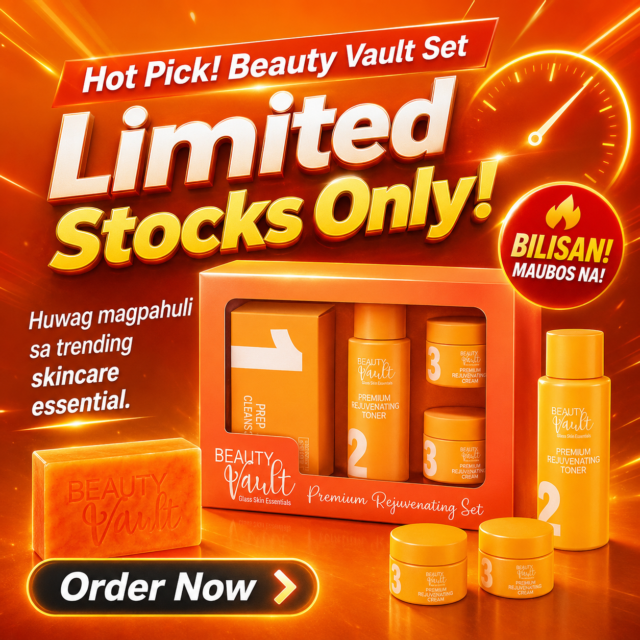 BEAUTY VAULT Premium Rejuvenating Set