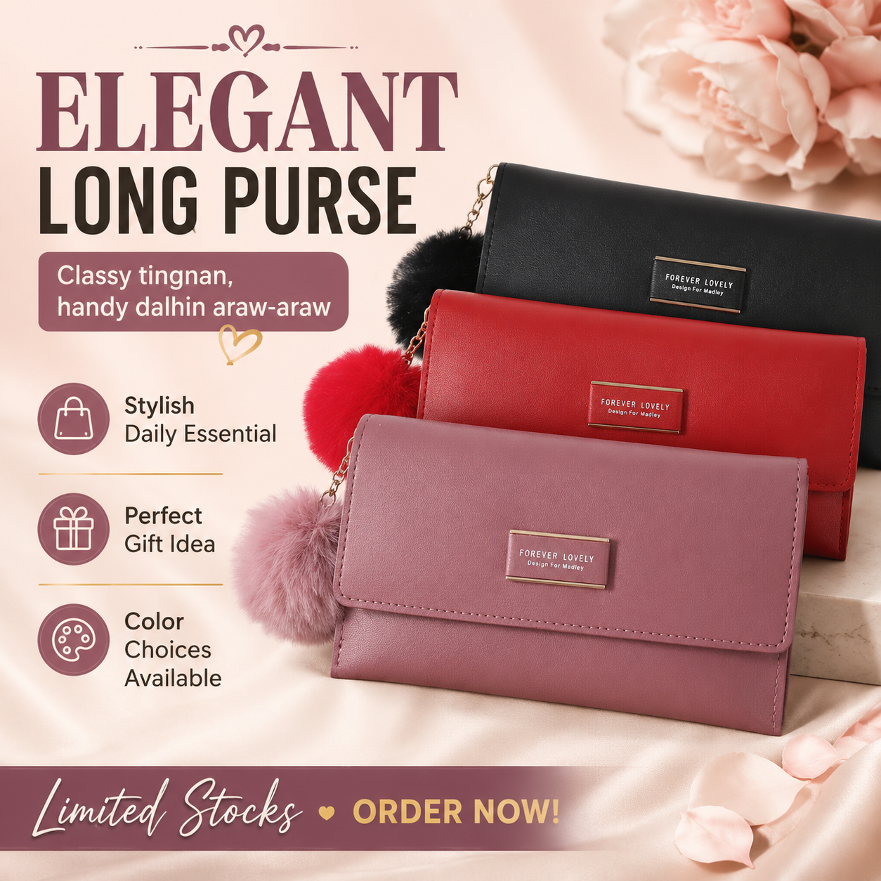 Women's Elegant Long Purse