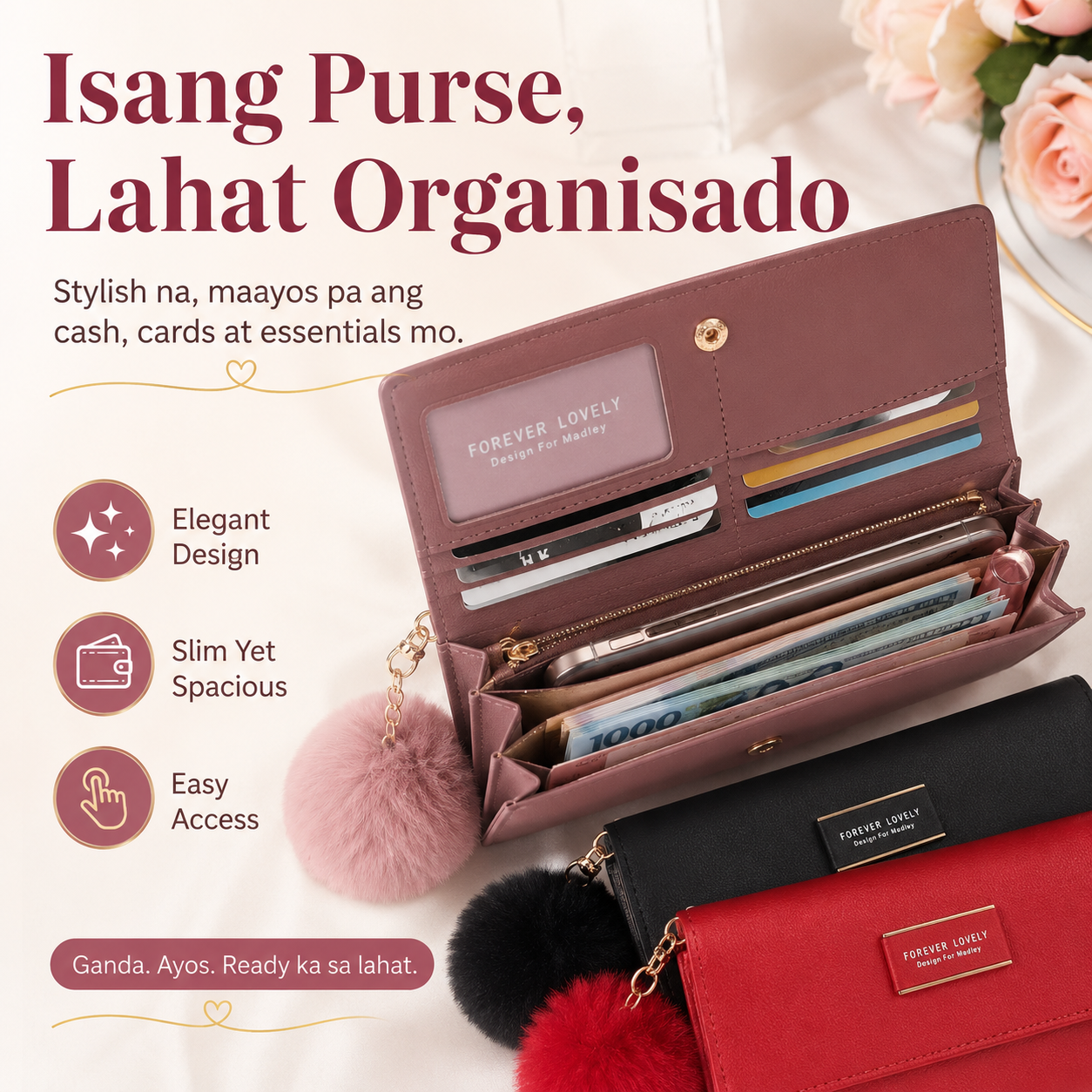 Women's Elegant Long Purse
