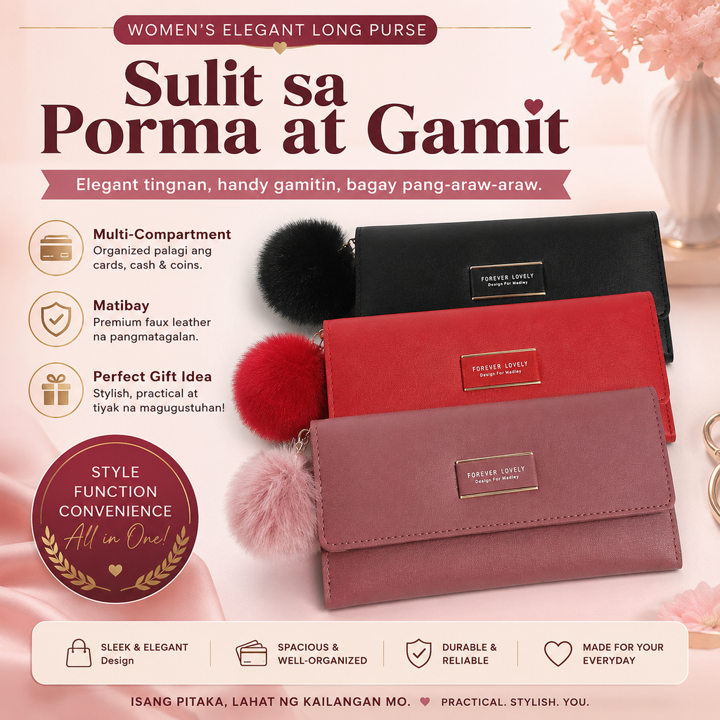 Women's Elegant Long Purse