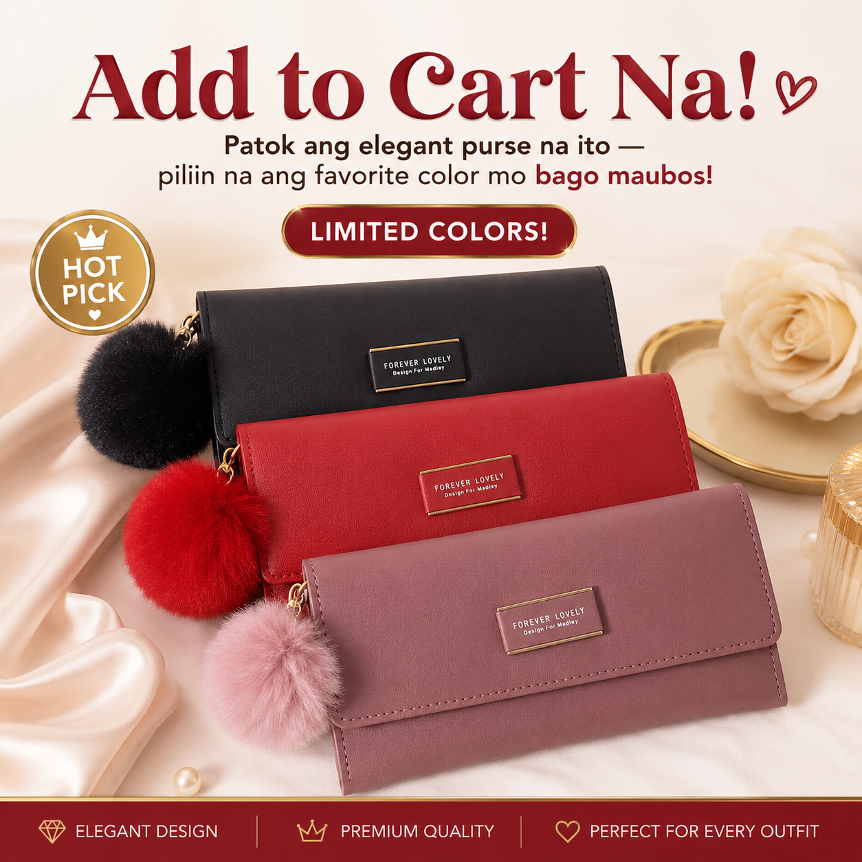 Women's Elegant Long Purse