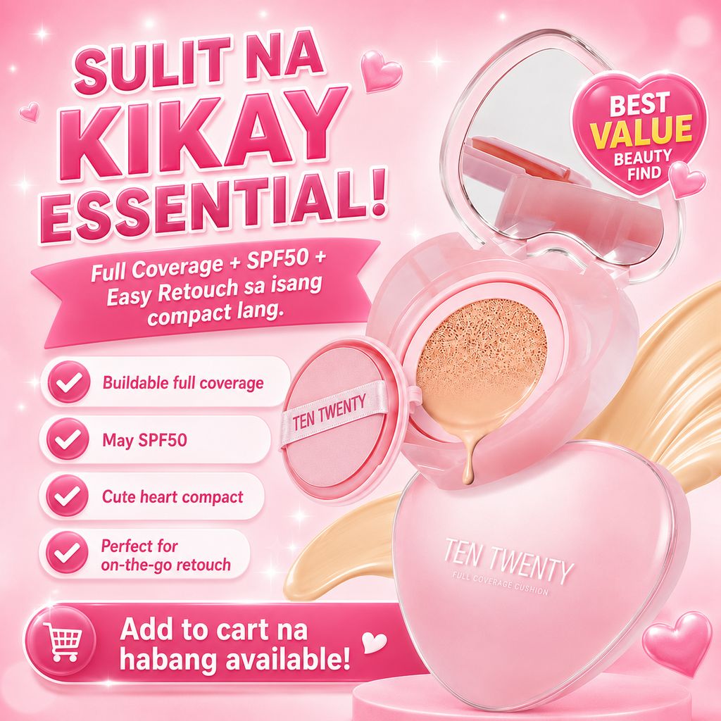 TEN TWENTY Full Coverage Heart Cushion with SPF50