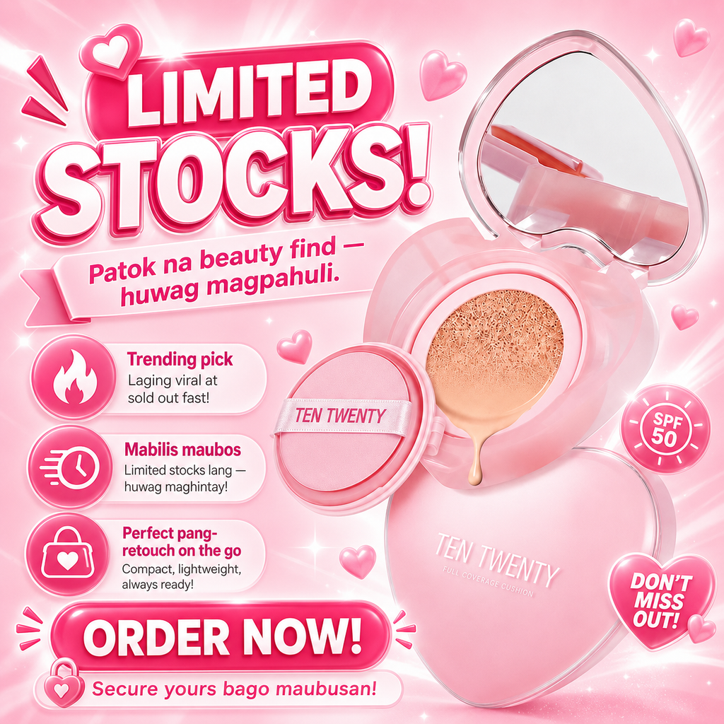 TEN TWENTY Full Coverage Heart Cushion with SPF50
