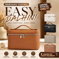 Leather Lunch Box Style Bag