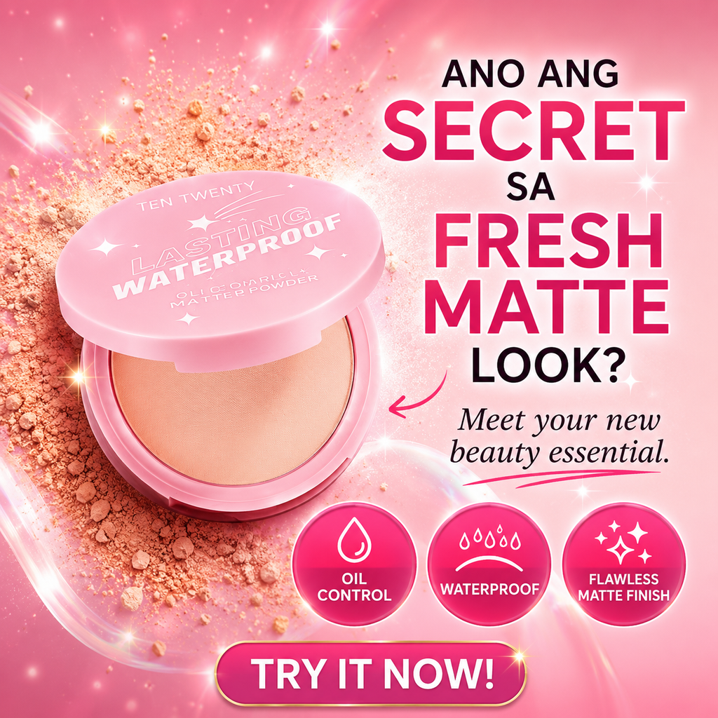 TEN TWENTY Oil Control Waterproof Matte Face Powder