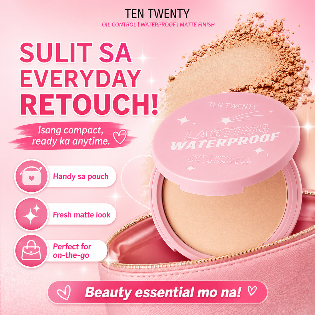 TEN TWENTY Oil Control Waterproof Matte Face Powder