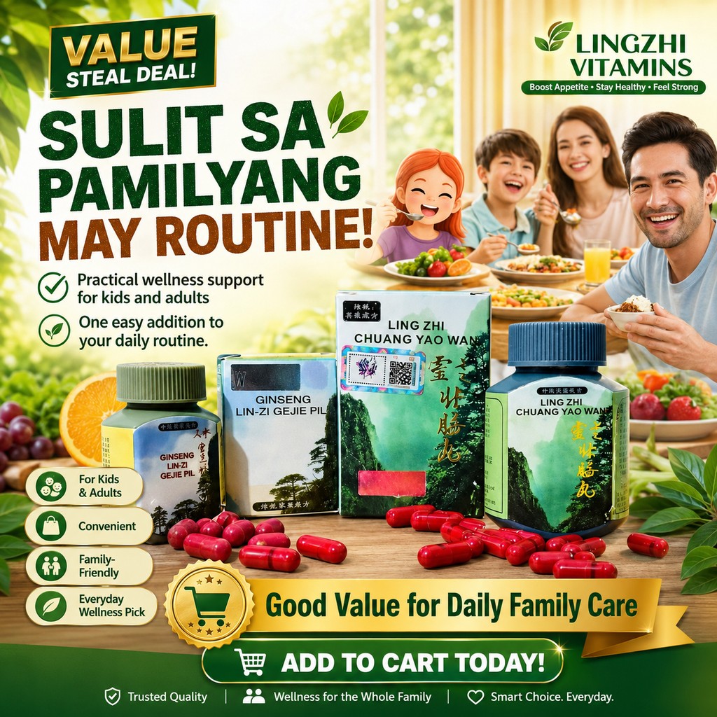 Lingzhi Vitamins for Kids and Adult