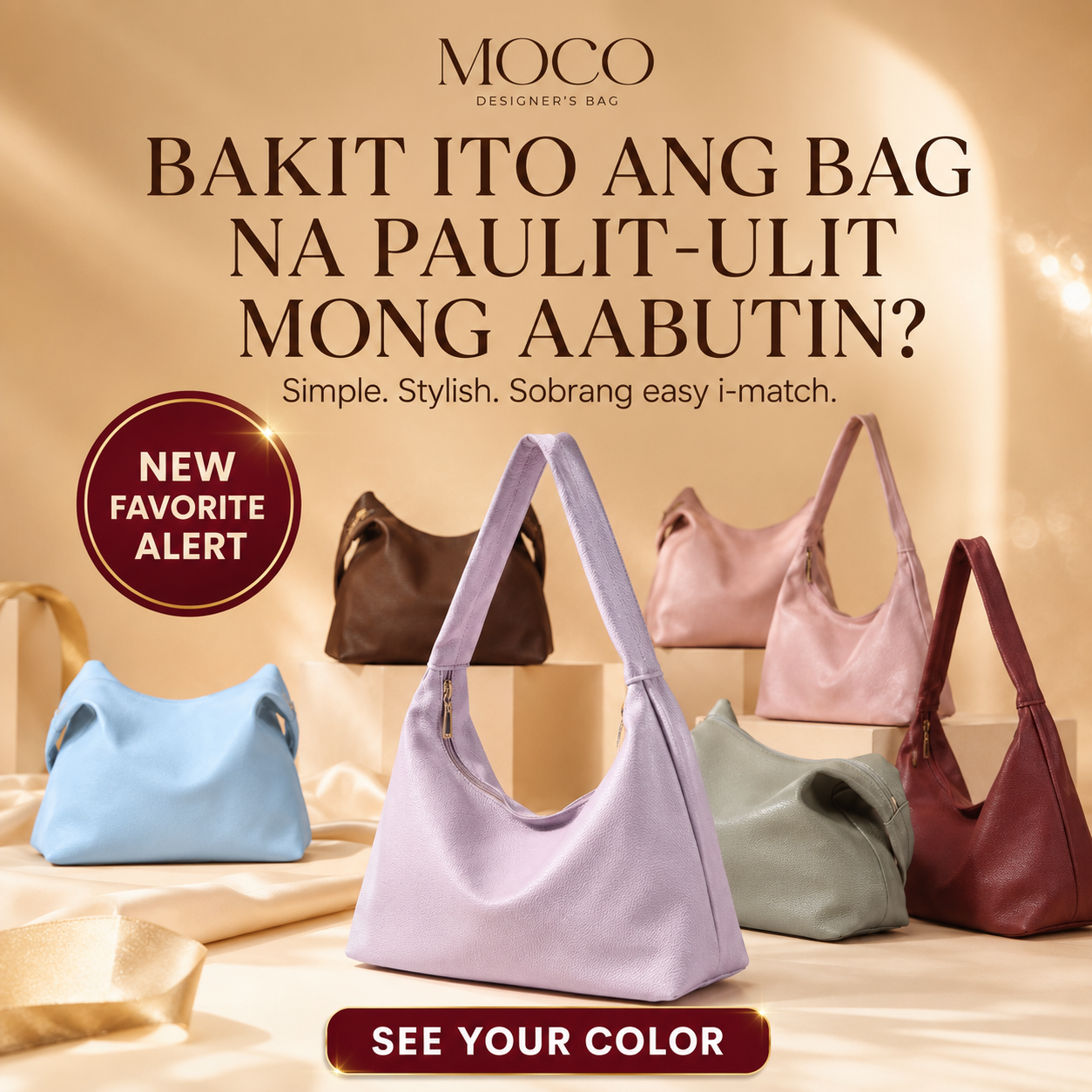 Hobo Shoulder Bag (CP086)