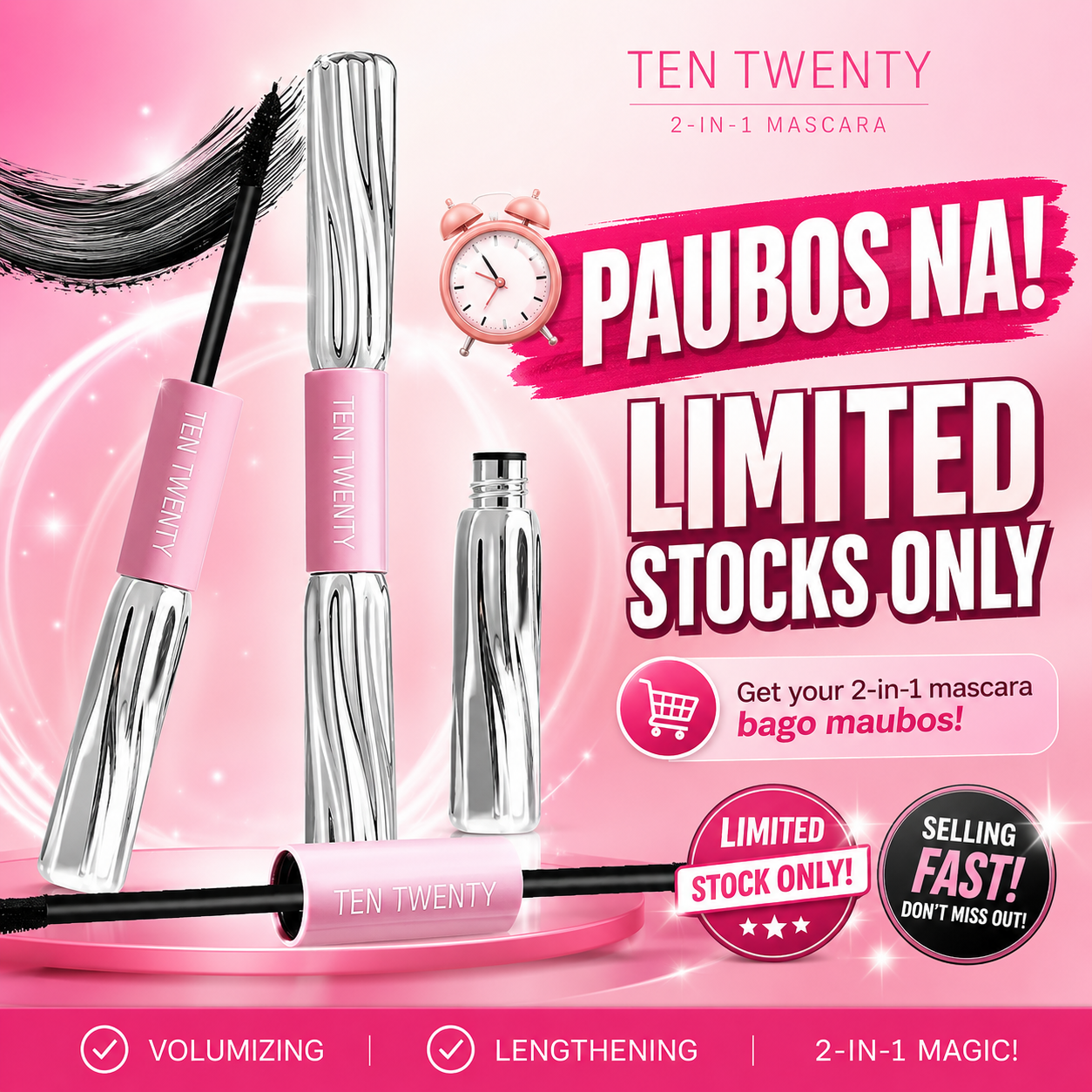 TEN TWENTY 2-in-1 Mascara