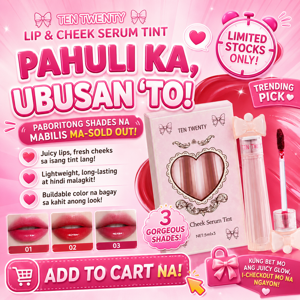 TEN TWENTY Cheek & Lip Serum Tint