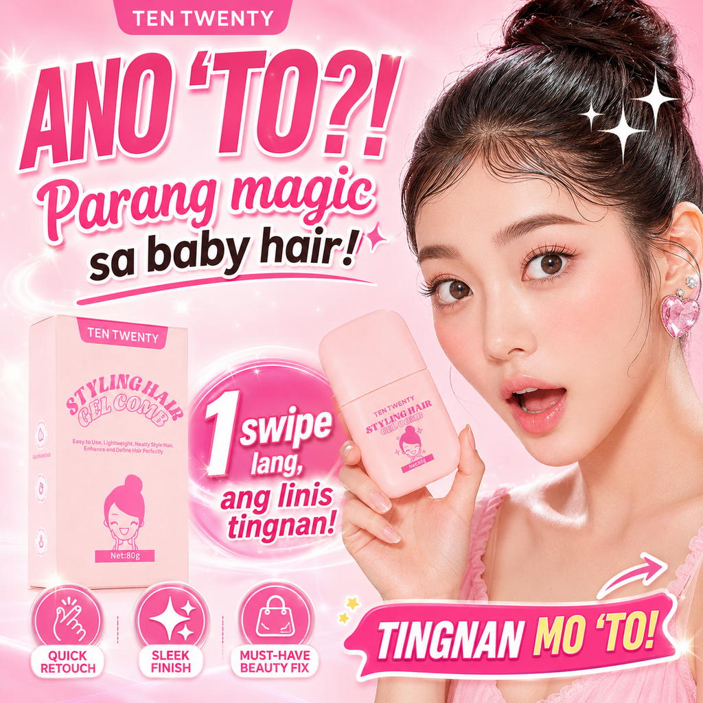 TEN TWENTY Styling Hair Gel Comb 80ml