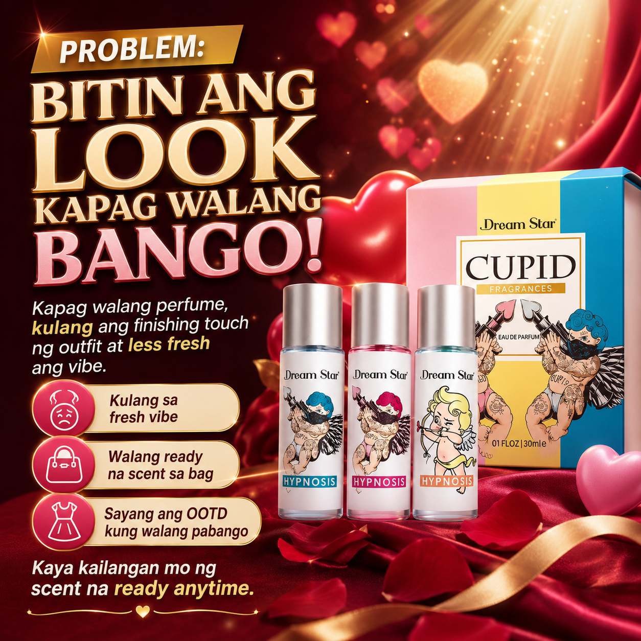 DREAM STAR Cupid Perfume 3pcs Set 30ml