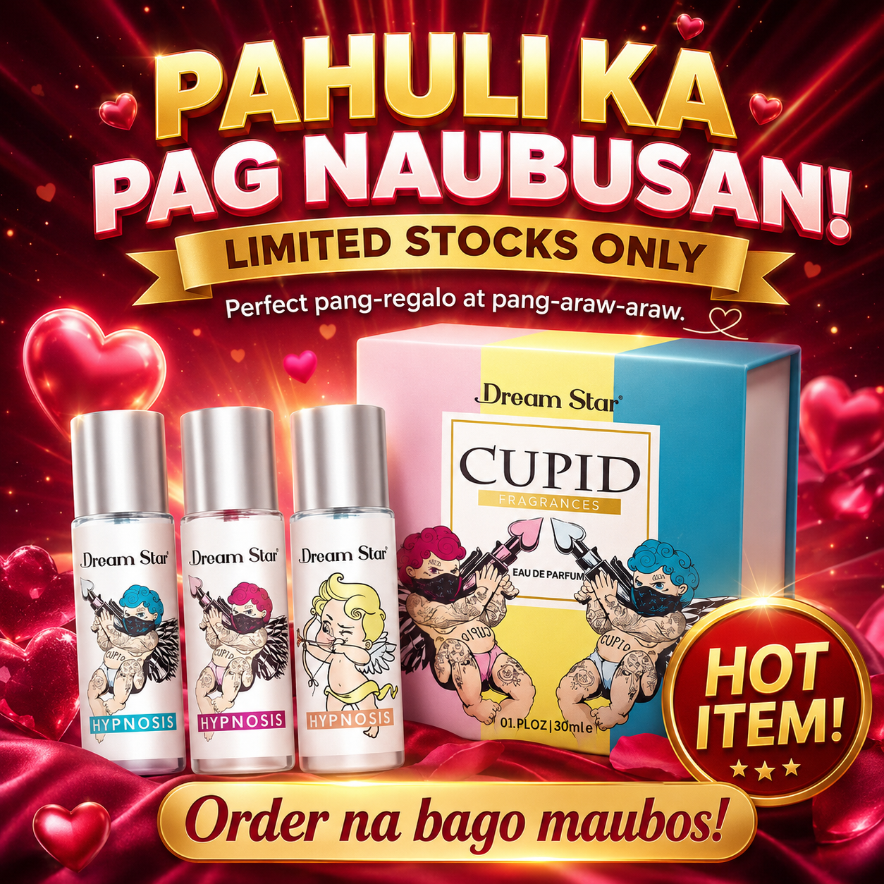 DREAM STAR Cupid Perfume 3pcs Set 30ml
