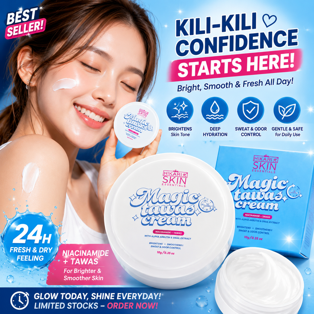 Hikari Magic Tawas Cream Underarm Whitening 10g