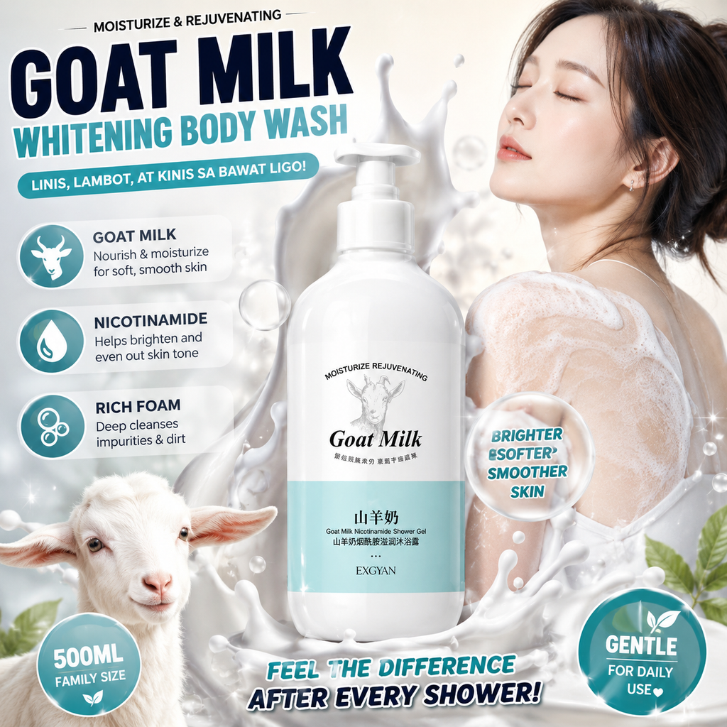 Goat Milk Nicotinamide Body Wash 500ml