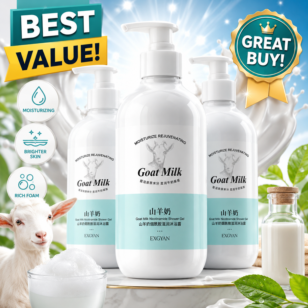 Goat Milk Nicotinamide Body Wash 500ml